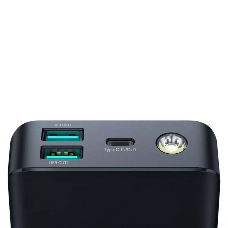 Joyroom JR-PBF02 Power Bank 20000mAh 30W PD QC Must USB-A to USB-C kaabliga 0.25m