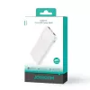 Joyroom JR-PBF12 Power Bank 10000mAh 2.4A Dual USB-A USB-C Valge