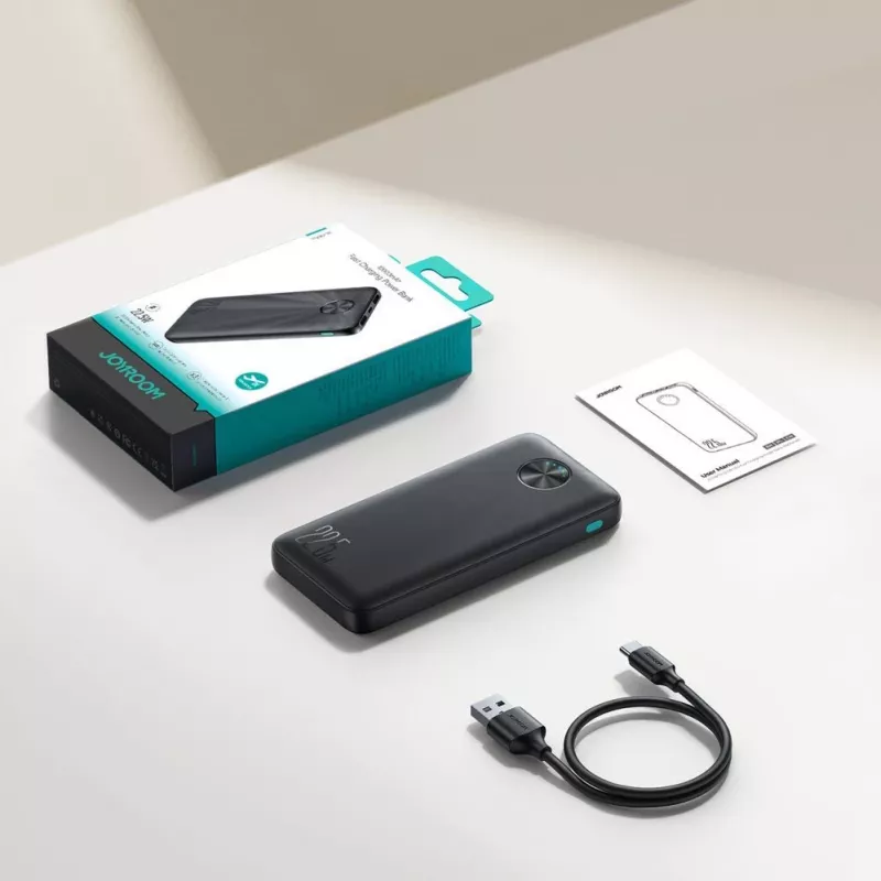 Joyroom JR-PBF15 Power Bank 10000mAh USB-C USB-A 22.5W Must