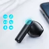 JOYROOM JR-TL11 True Wireless kõrvaklapid ENC, IPX4 veekindlus, Bluetooth 5.3, puutetundlik juhtimine, must