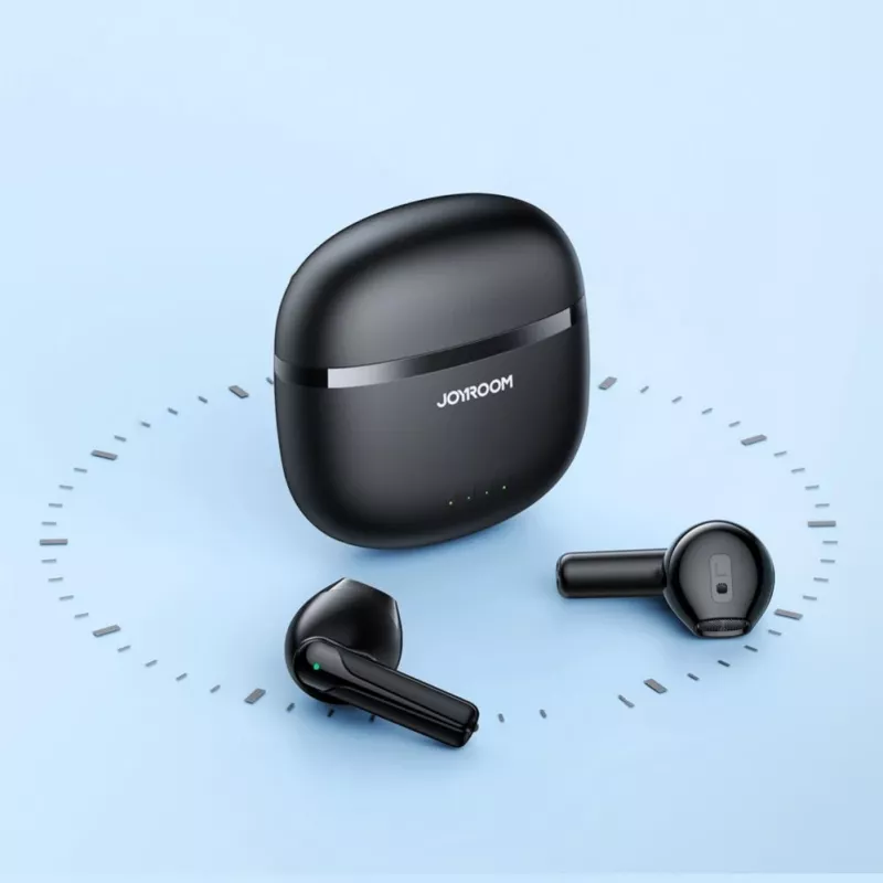 JOYROOM JR-TL11 True Wireless kõrvaklapid ENC, IPX4 veekindlus, Bluetooth 5.3, puutetundlik juhtimine, must