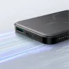 JOYROOM JR-W020 Mini Power Bank 5000mAh 20W USB-A USB-C Wireless Charging - Must + USB-C kaabel