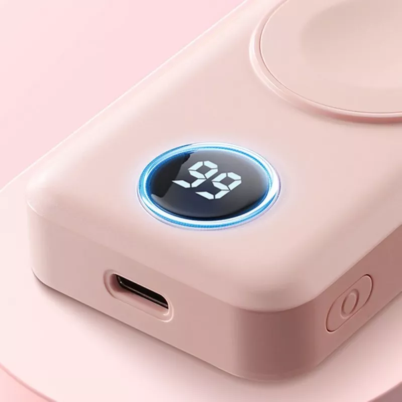 Joyroom JR-WQW01 Wireless Power Bank 2000mAh 3W for Apple Watch Pink