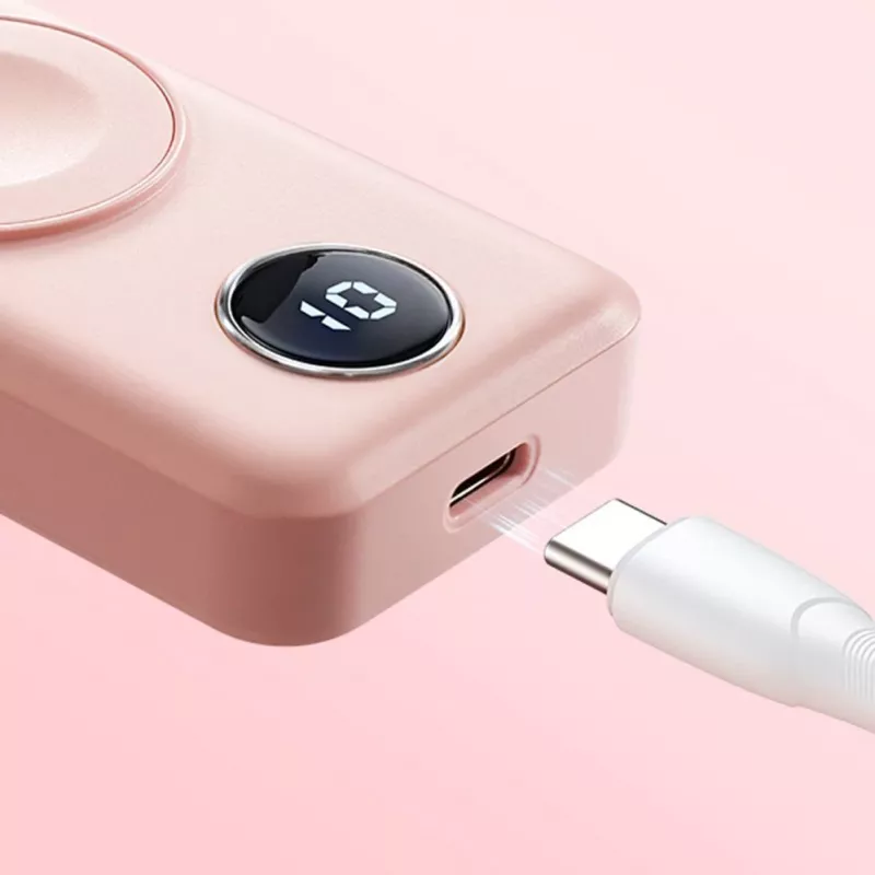 Joyroom JR-WQW01 Wireless Power Bank 2000mAh 3W for Apple Watch Pink