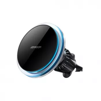 JOYROOM JR-ZS291 Autotelefonihoidja 15W Qi juhtmevaba laadijaga, MagSafe ühilduv, õhutusava kinnitus, must