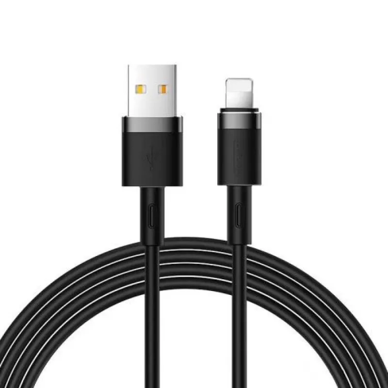 Joyroom Lightning to USB-A Cable 2.4A 1.2m Black (S-1224N2)