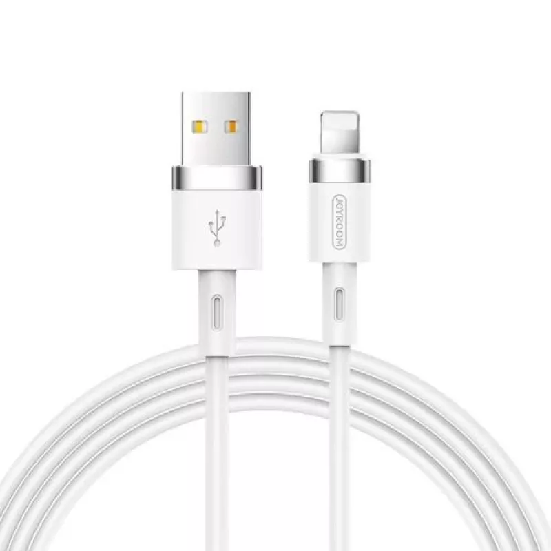 Joyroom Lightning - USB-kaabel 2.4A, 1.2m, Valge (S-1224N2)