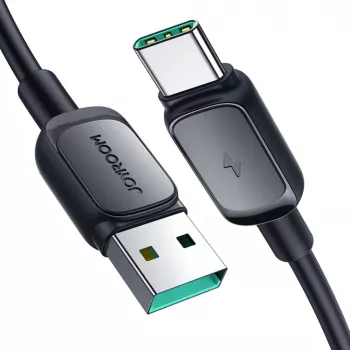 JOYROOM S-AC027A141B 1,2 m USB-A–Lightning punutud kaabel, must