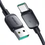 JOYROOM S-AC027A141B 1,2 m USB-A–Lightning punutud kaabel, must