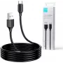 JOYROOM S-UC027A9 USB-A to USB-C kaabel 2M must 3A kiirlaadimine ja andmesünkroonimine