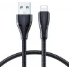 JOYROOM S-UL012A11 USB-A to Lightning punutud kaabel 1,2 m must