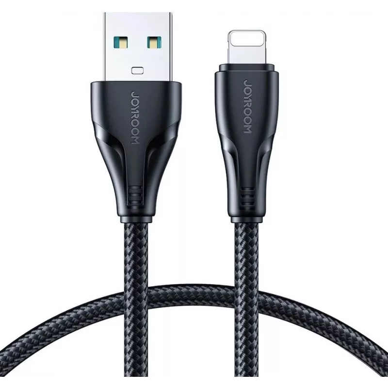 JOYROOM S-UL012A11 USB-A to Lightning punutud kaabel 1,2 m must