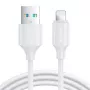 Joyroom S-UL012A9 Lightning-kaabel 2m Valge 2.4A USB-A – Lightning laadimiseks ja andmesünkroonimiseks