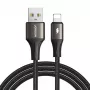 Joyroom SA25-AL3 USB-A Lightning-kaabel 1,2 m must 3A laadimine ja andmesünkroonimine