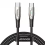 JOYROOM Star-Light USB-C to USB-C kaabel SA27-CC5 1.2m Must 100W