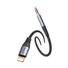 JOYROOM SY-A06 Lightning kuni 3,5 mm helimuunduri kaabel, 1,2 m, must