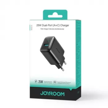 Joyroom Travel Charger C+U PD 25W SFC PPS Must (JR-TCF13-BLK)