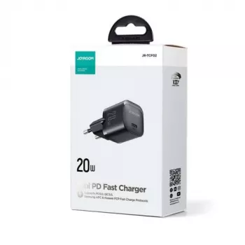 Joyroom Travel Charger Mini Type-C, PD 20W, Must (JR-TCF02)