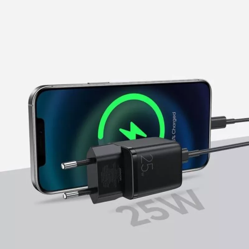 Joyroom Travel Charger Mini Type-C, PPS, PD 25W, Must EU (L-P251)
