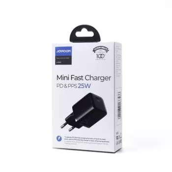 Joyroom Travel Charger Mini Type-C, PPS, PD 25W, Must EU (L-P251)