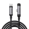 JOYROOM Type-C to Lightning EnjoyX Series 90° Cable A56, 30W, 480Mbps, 1,2m, Must (S-A56)