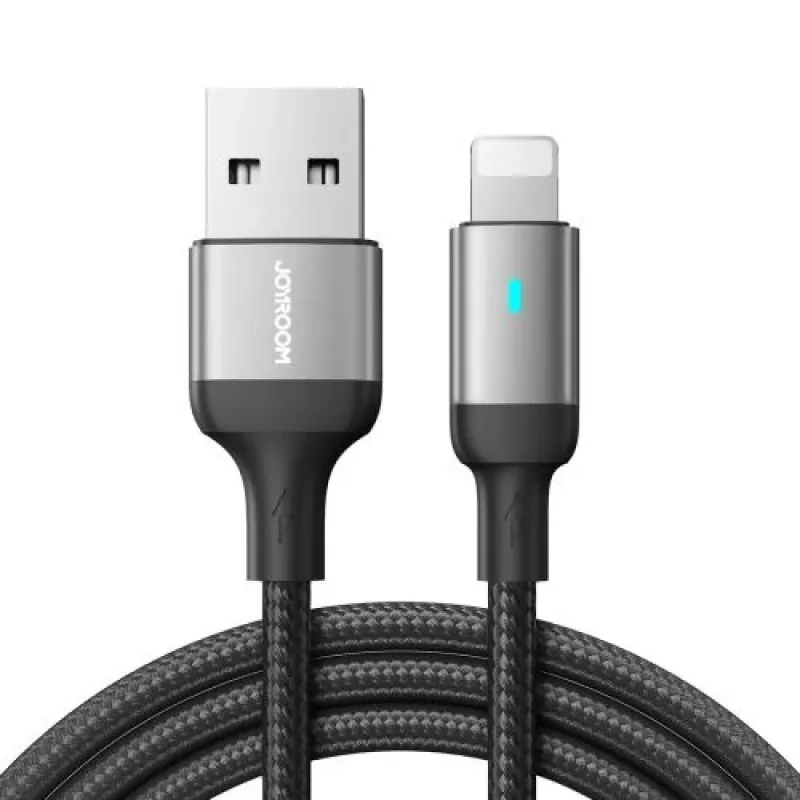Joyroom USB-A to Lightning kaabel, 2.4A, 1.2m, must (S-UL012A10)