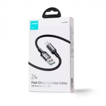 Joyroom USB-A to Lightning kaabel, 2.4A, 1.2m, must (S-UL012A10)