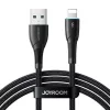 Joyroom USB-A to Lightning kaabel Starry Series, 480 Mbps, 3A, 1m, must (SA32-AL3)
