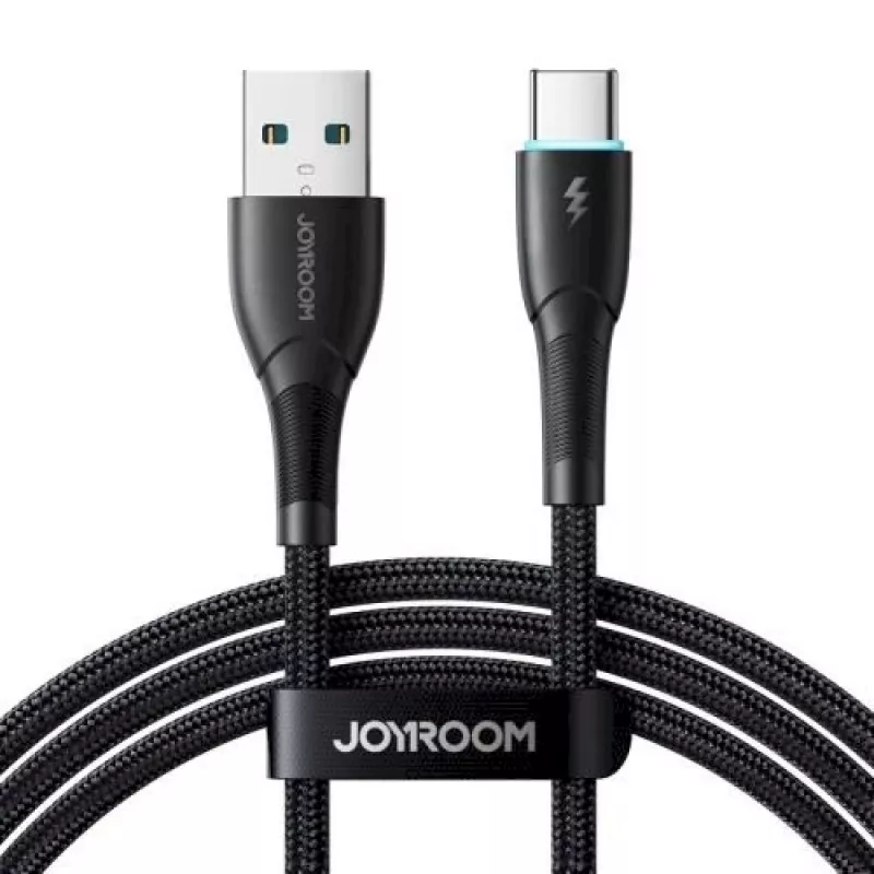 JOYROOM USB-A to USB-C kaabel Starry seeria, 480 Mbps, 3A, 1m, must (SA32-AC3)