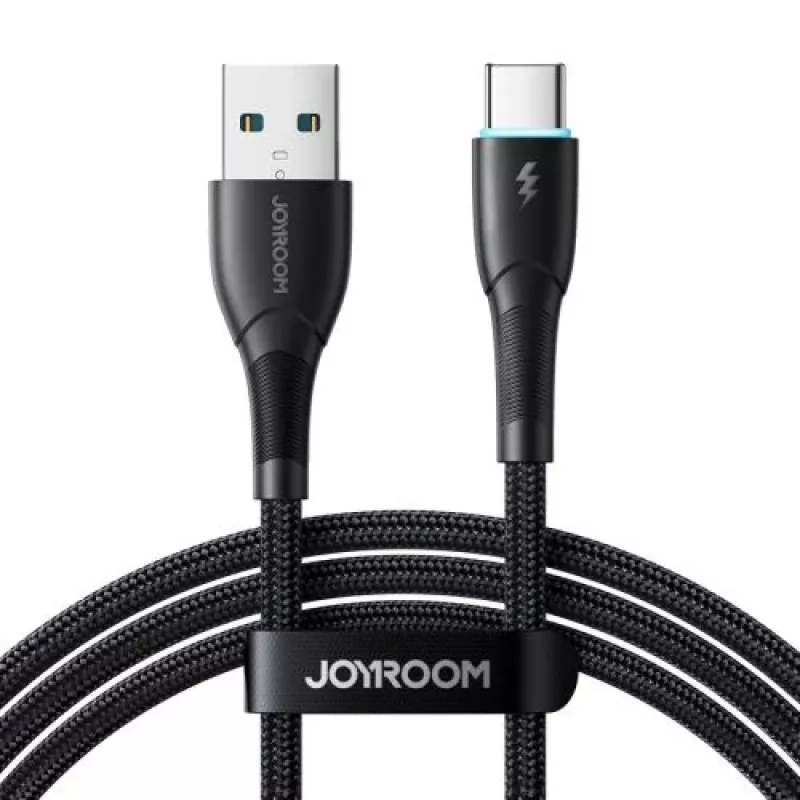 JOYROOM USB-A to USB-C kaabel Starry seeria, 480 Mbps, 3A, 1m, must (SA32-AC3)