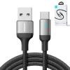 JOYROOM USB-A to USB-C andmekaabel, 3A, 1,2 m, must (S-UC027A10)