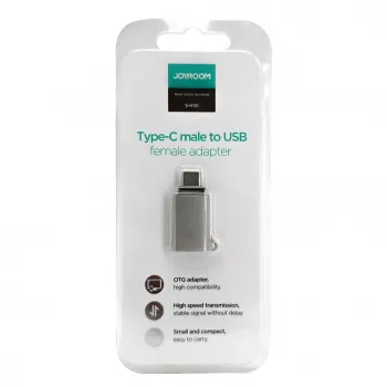 Joyroom USB-C Isane USB-A Emas Adapter Mini S-H151 Hõbedane