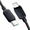 JOYROOM USB-C to Lightning kaabel Multi-Color Series A14, 20W, 480 Mbps, 1,2 m, must (S-CL020A111B)
