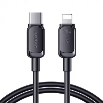 JOYROOM USB-C to Lightning kaabel Multi-Color Series A14, 20W, 480 Mbps, 1,2 m, must (S-CL020A111B)
