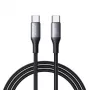 JOYROOM USB-C to USB-C Flash seeria kaabel A28 60W PD kiirlaadimine 480Mbps andmeedastus 2m must