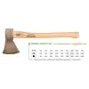 JUCO 33007 Kirves - 600g Sepistatud süsinikterasest pea, 360mm puidust käepide