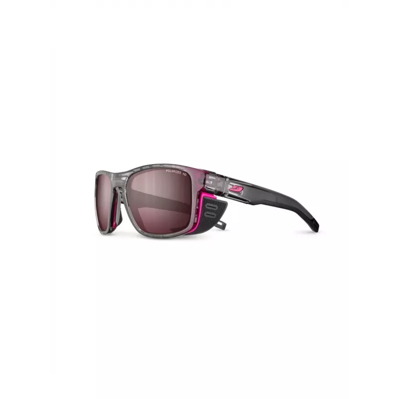 Julbo Shield M Spectron Polarized 3 HD päikeseprillid - hall läbipaistev/roosa