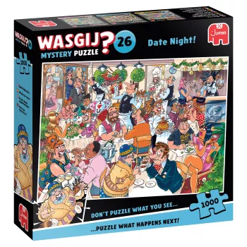 Jumbo Spiele GmbH Wasgij Mystery 26: Date Night 1000-osaline pusle JUM00592
