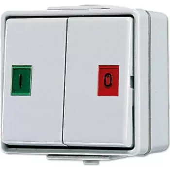 JUNG 639W Surunup-lüliti sisu, 1-pooluseline NO, 10A 250V, valge