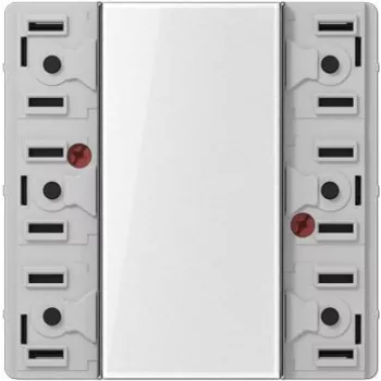 JUNG LS 5073 TSM surunupuga lüliti sisu, 3-kordne, 10A 250V, Alpine White