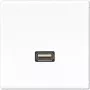 JUNG LS-seeria USB 2.0 ühendusmoodul, Alpine White (MALS1122WW)