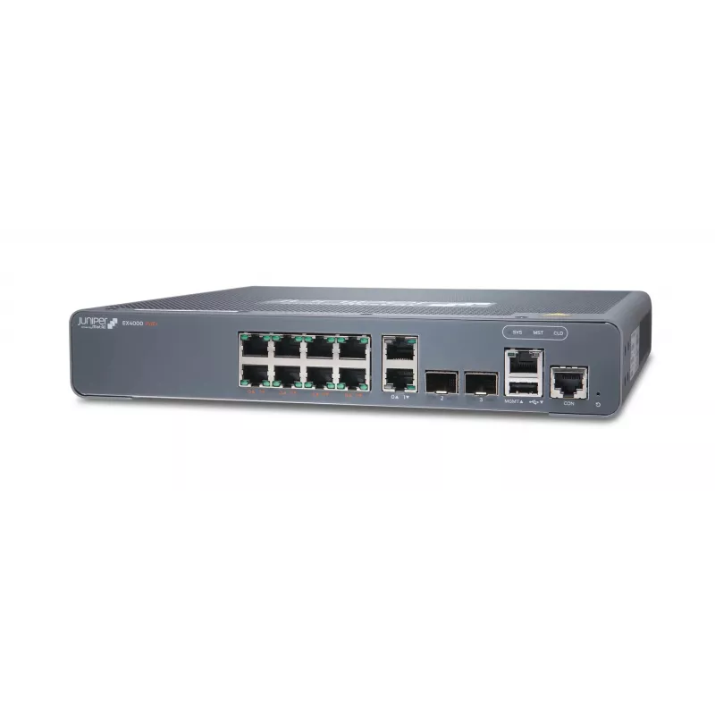 Juniper EX Series EX4000-8P - Switch - L3 - hallatav - 8 x 10/100/1000 (PoE+)