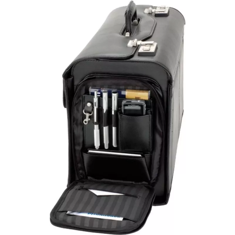 Jüscha 45057 Ehtsa Nahaga Attaché Kohver Must