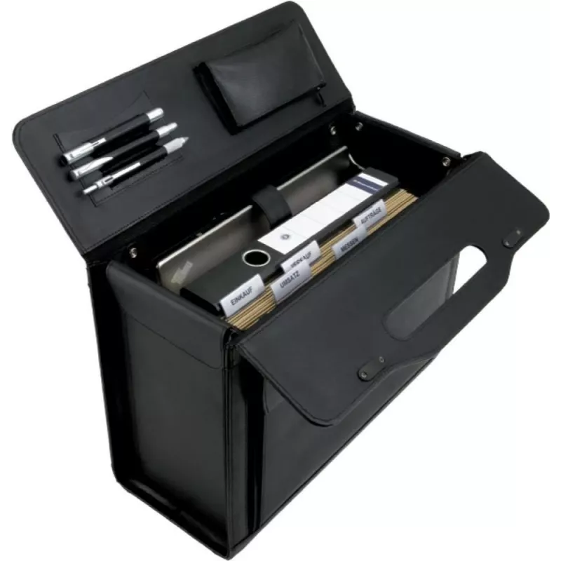 Jüscha 45057 Ehtsa Nahaga Attaché Kohver Must
