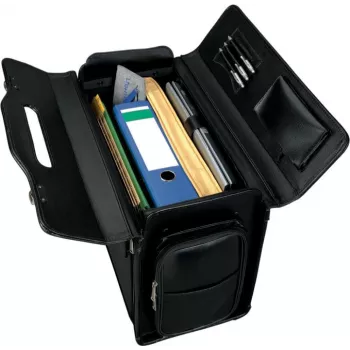 Jüscha 45057 Ehtsa Nahaga Attaché Kohver Must