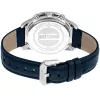 JUST CAVALLI MAN JC1G175L0225 42mm sinise numbrilaual ja nahkrihmaga kvartskell