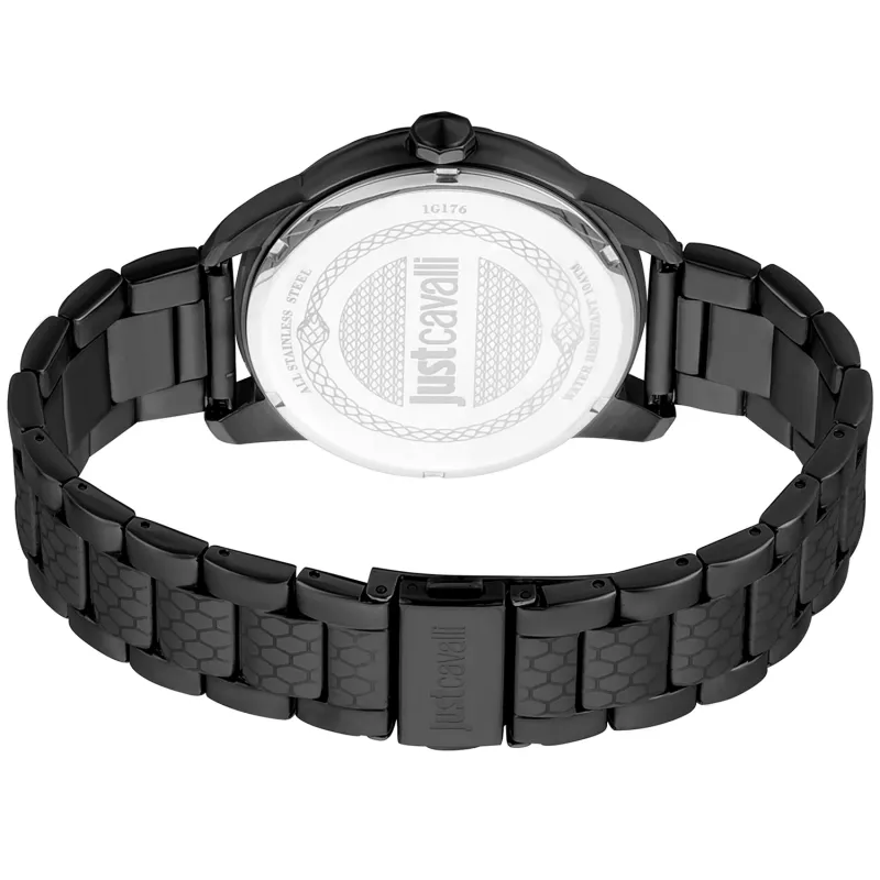 JUST CAVALLI MAN JC1G176M0065 42mm roostevabast terasest kvartskell