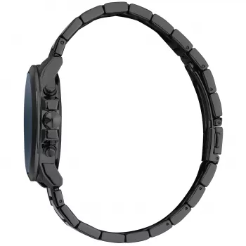 JUST CAVALLI MAN JC1G178M0075 44mm Quartz Analoogkell Roostevabast Terasest Milanese Mesh Rihmaga Sinise Sihtnumbriga