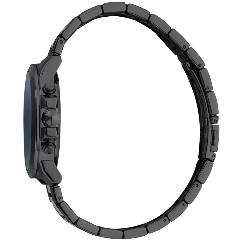 JUST CAVALLI MAN JC1G178M0075 44mm Quartz Analoogkell Roostevabast Terasest Milanese Mesh Rihmaga Sinise Sihtnumbriga