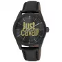 JUST CAVALLI MAN JC1G207L0035 42mm sinise numbrilaua ja nahkrihmaga käekell